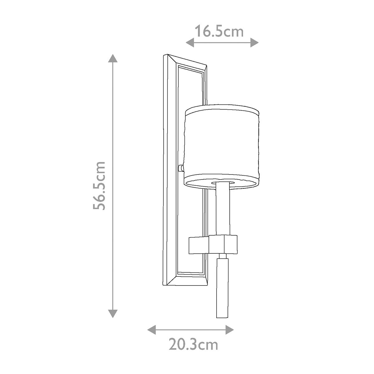 Celestial 1 Light Wall Light Cambridge Bronze - KL-CELESTIAL1