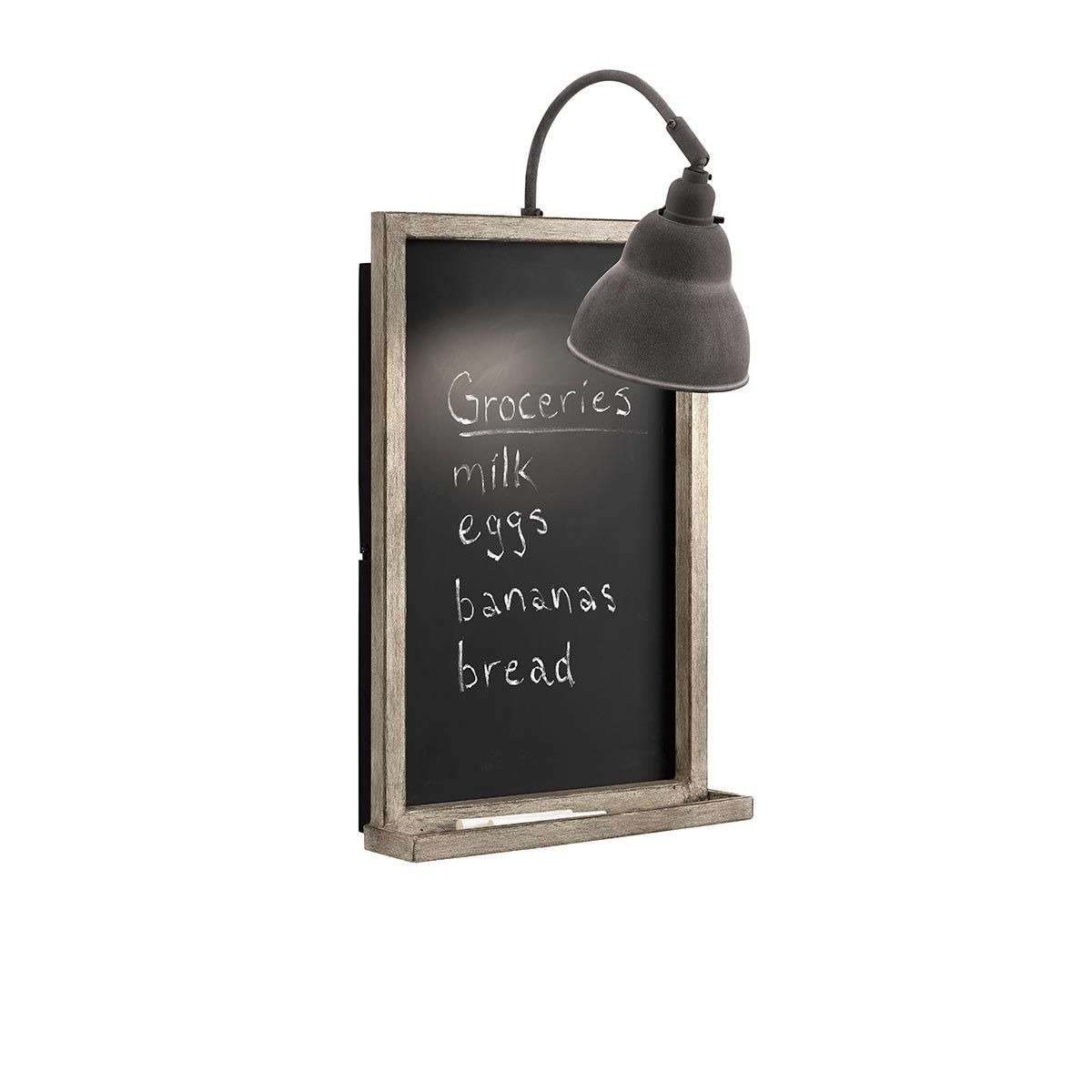 Chalkboard Wall Light Weathered Zinc - KL-CHALKBOARD-WL