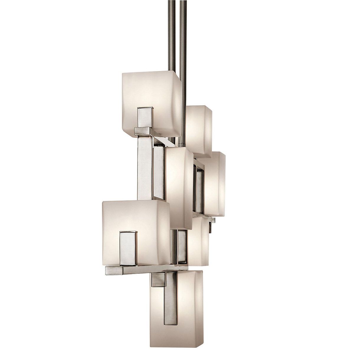 City Lights 7 Light Linear Chandelier Classic Pewter - KL-CITY-LIGHTS7B