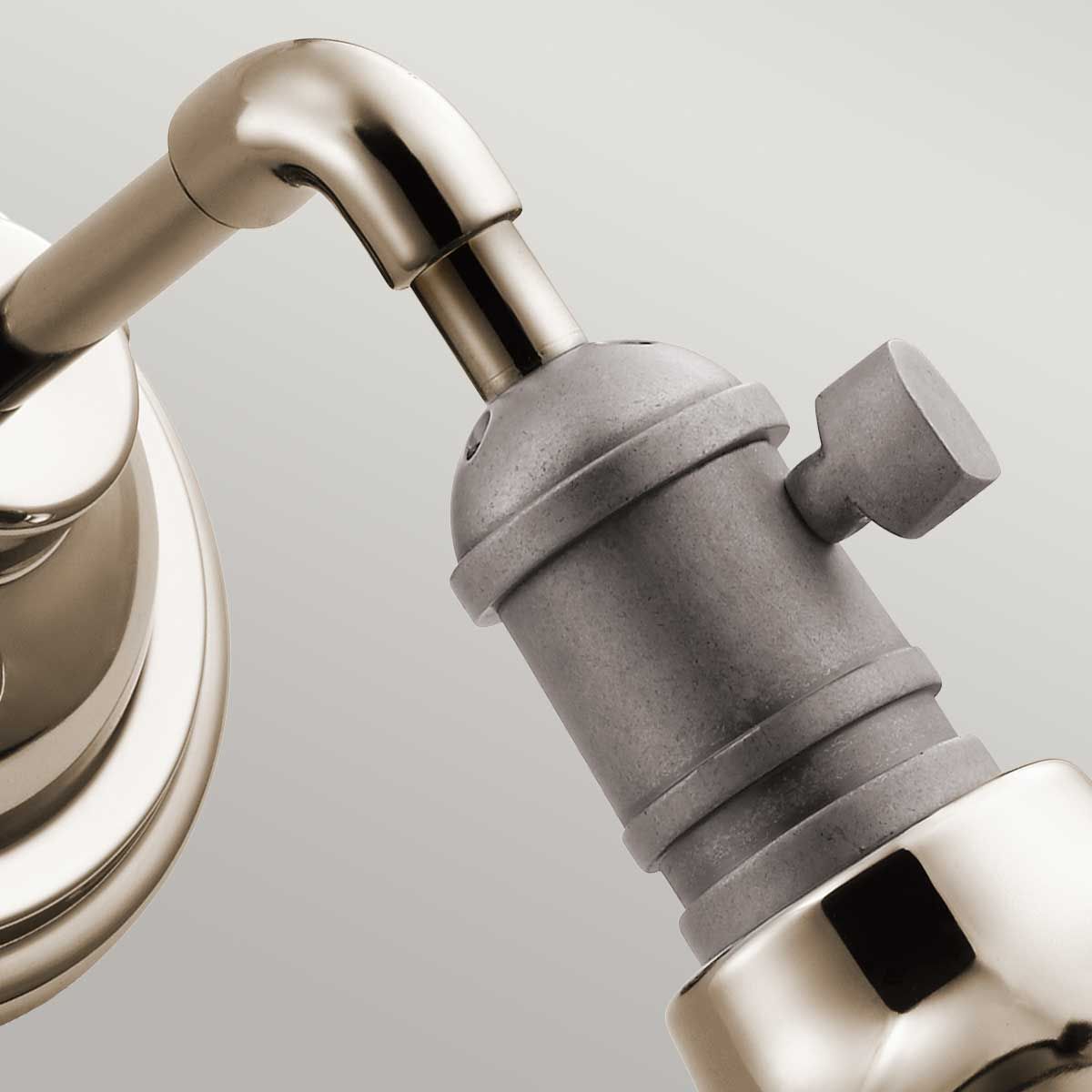 Cobson 1 Light Wall Light Natural Brass - KL-COBSON1-PN