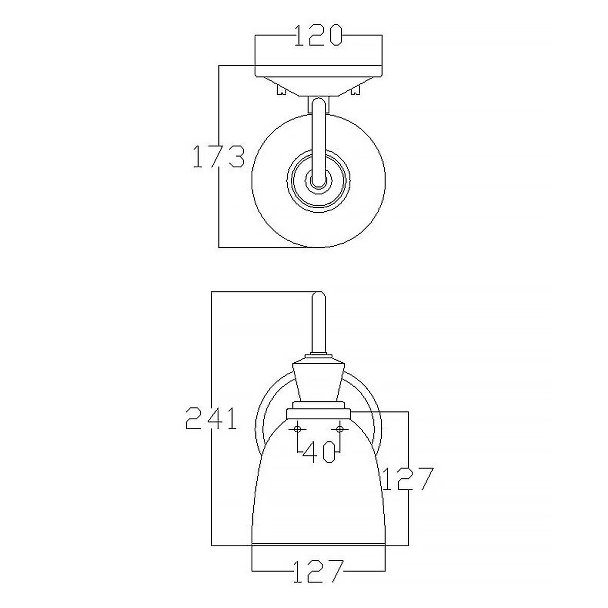 Cora Wall Light Polished Chrome - KL-CORA1-BATH