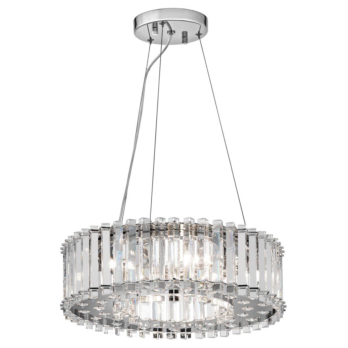 Crystal Skye 6 Light Pendant Chrome - KL-CRYSTAL-SKYE-P-A