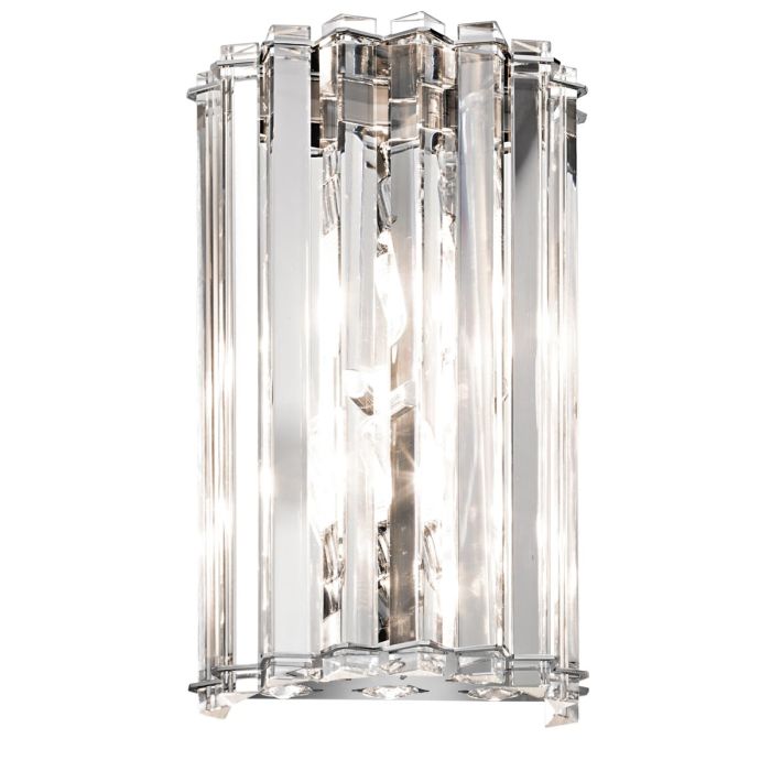 Crystal Skye 2 Light Wall Light Chrome - KL-CRYSTAL-SKYE2