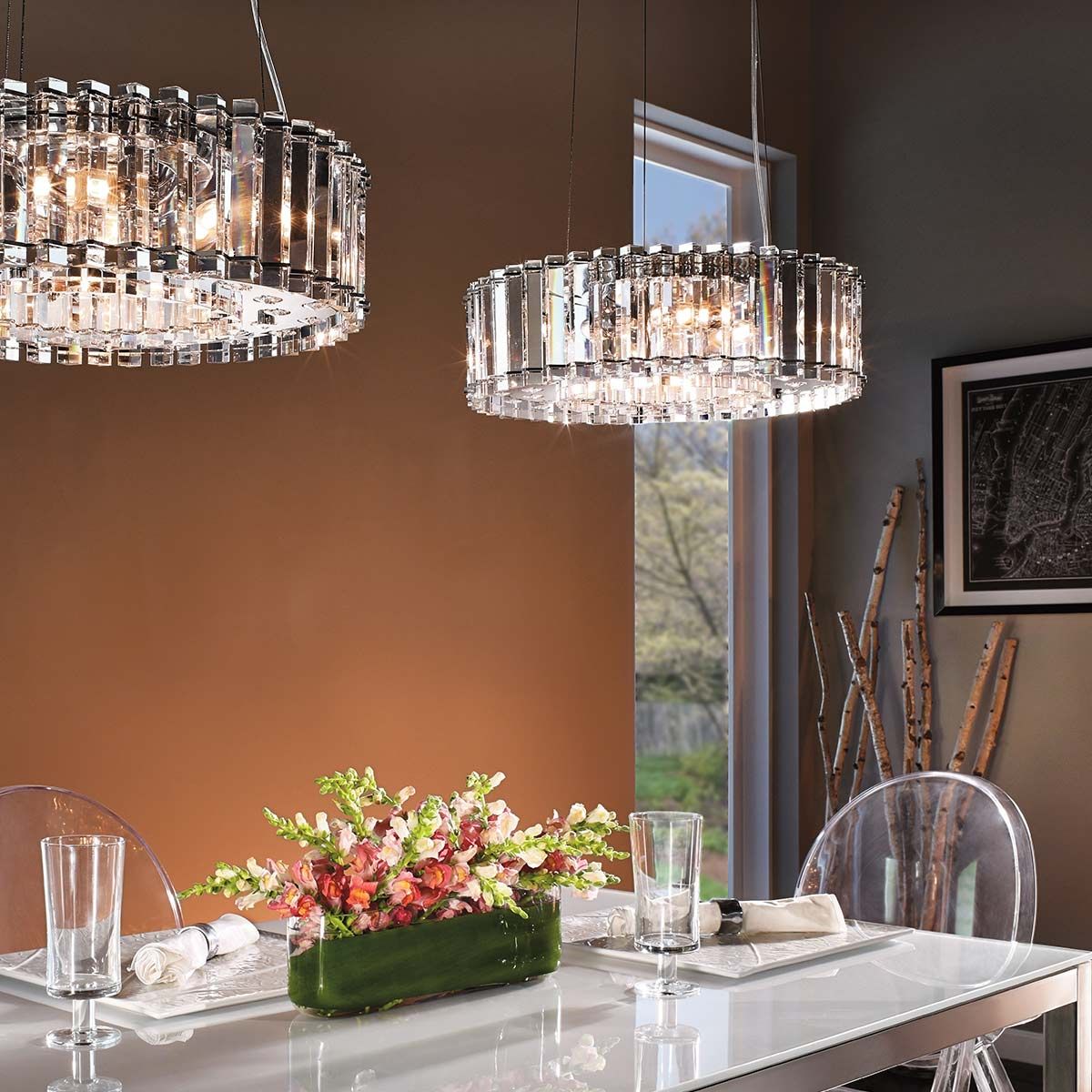 Crystal Skye 8 Light Chandelier Chrome - KL-CRYSTAL-SKYE8