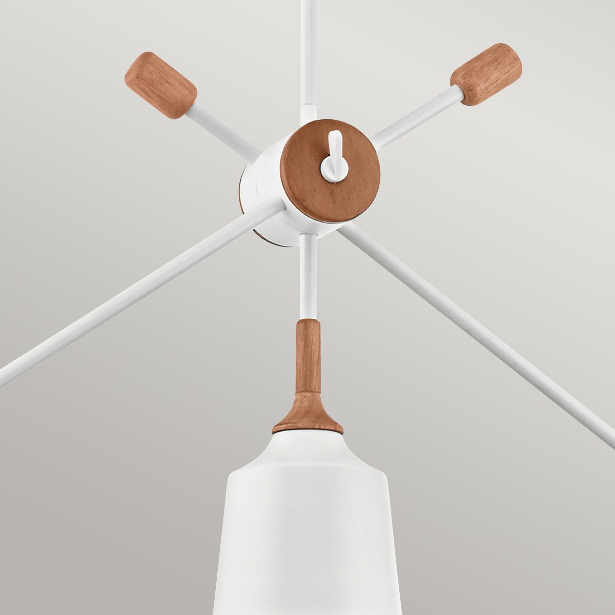 Danika 3 Light Chandelier White - KL-DANIKA3