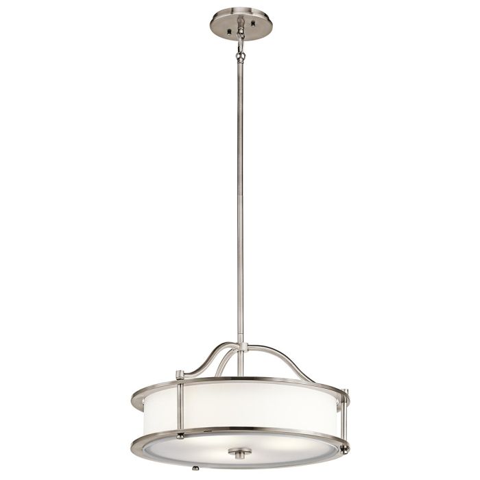 Emory 3 Light Chandelier Classic Pewter - KL-EMORY-P-S-CLP
