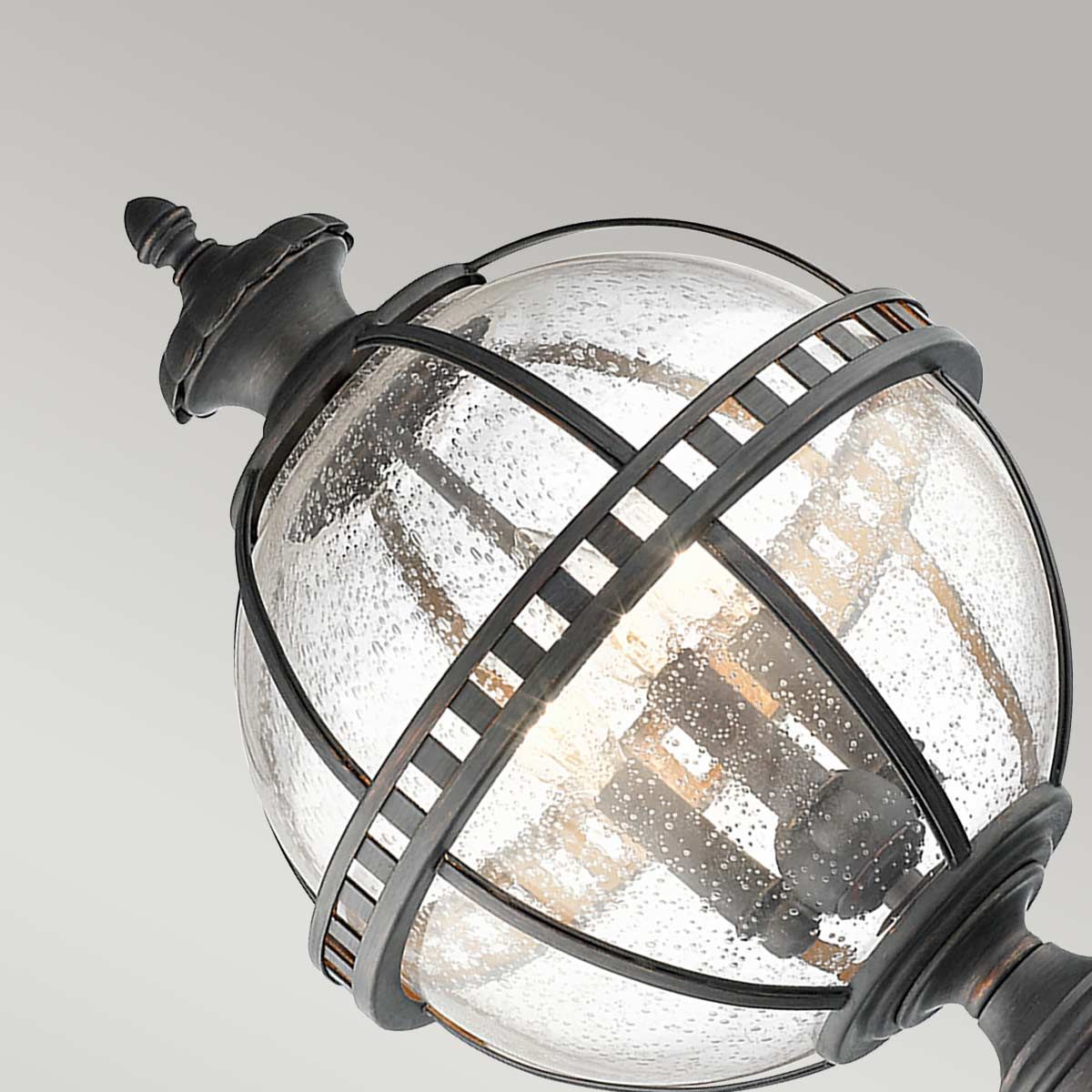 Halleron 3 Light Pedestal Lantern Londonderry - KL-HALLERON-3M