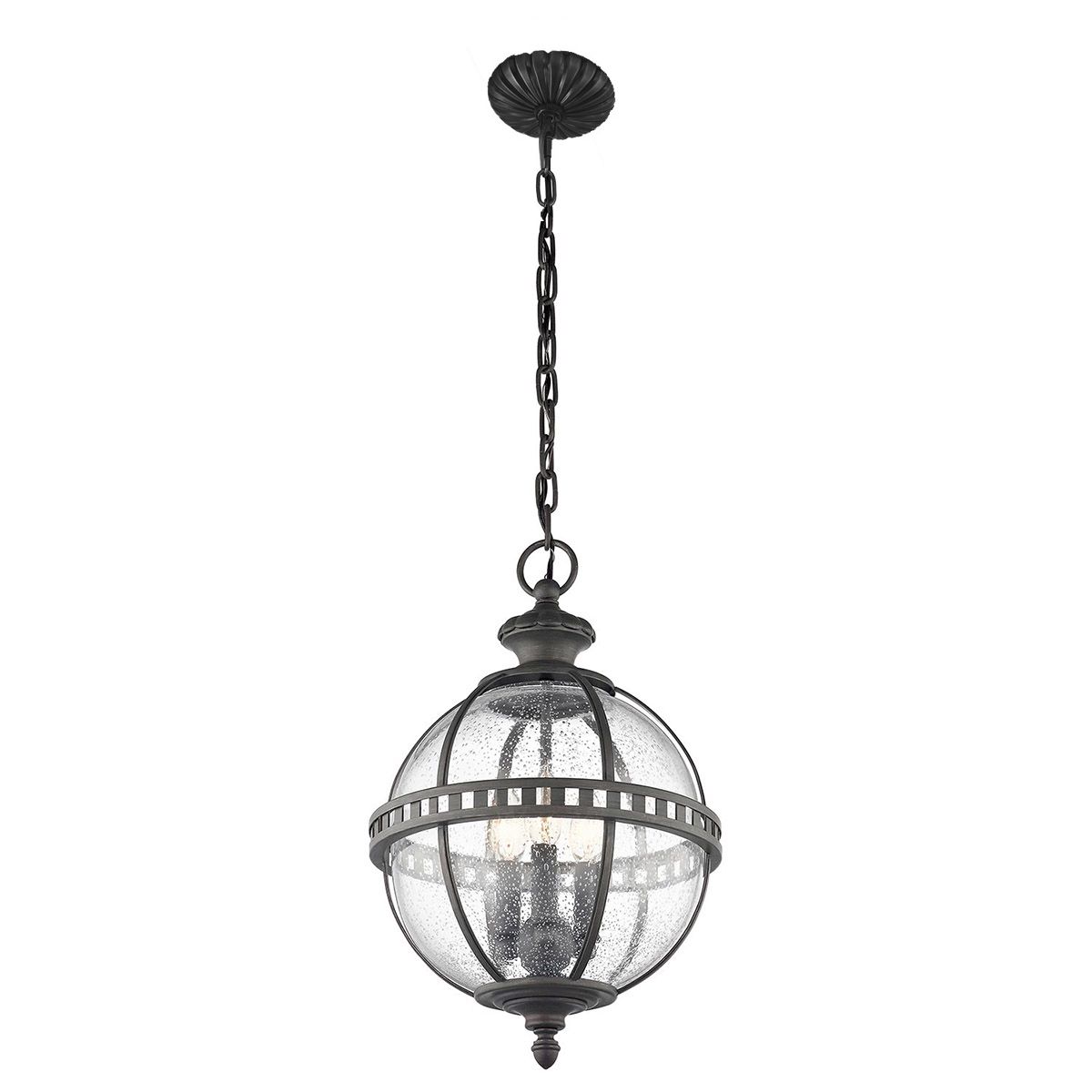 Halleron 3 Light Chain Lantern Londonderry - KL-HALLERON-8M