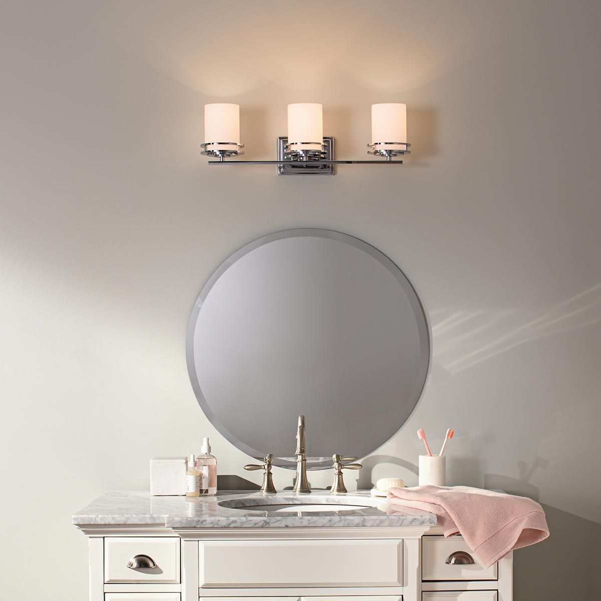 Hendrik 3 Light Vanity Light Polished Chrome - KL-HENDRIK3-BATH