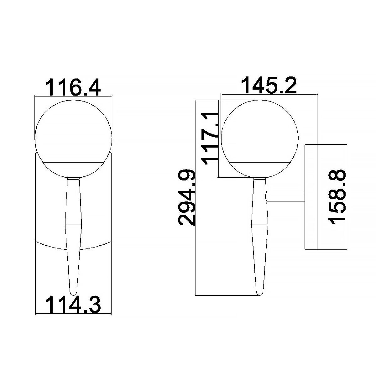 Jasper Vanity Light Polished Chrome - KL-JASPER1-BATH