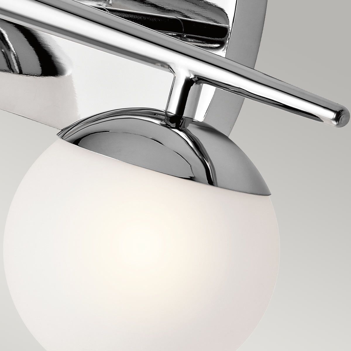 Jasper 2 Light Vanity Light Polished Chrome - KL-JASPER2-BATH