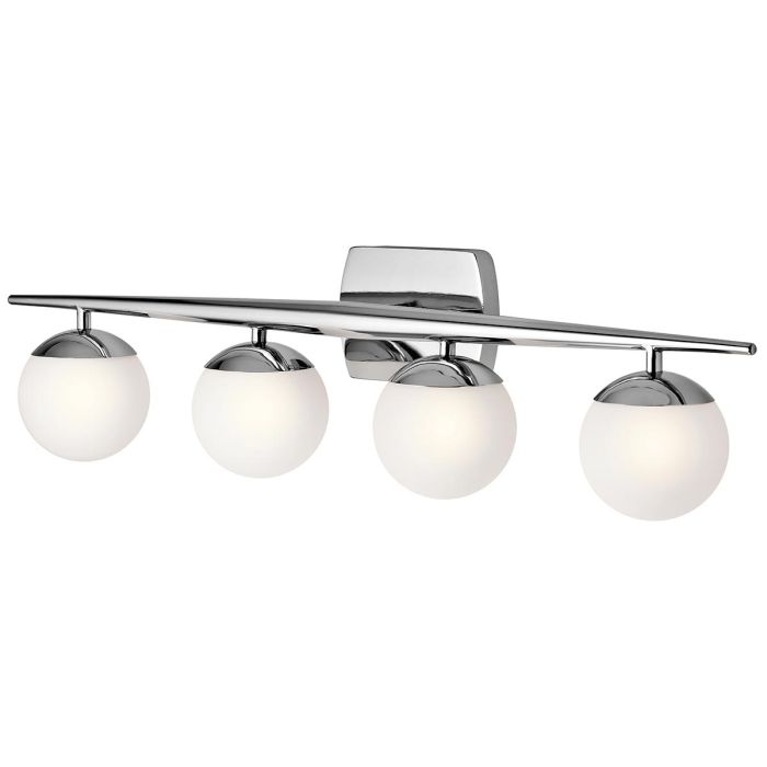 Jasper 4 Light Vanity Light Polished Chrome - KL-JASPER4-BATH