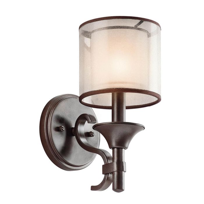 Lacey 1 Light Wall Light Mission Bronze - KL-LACEY1-MB