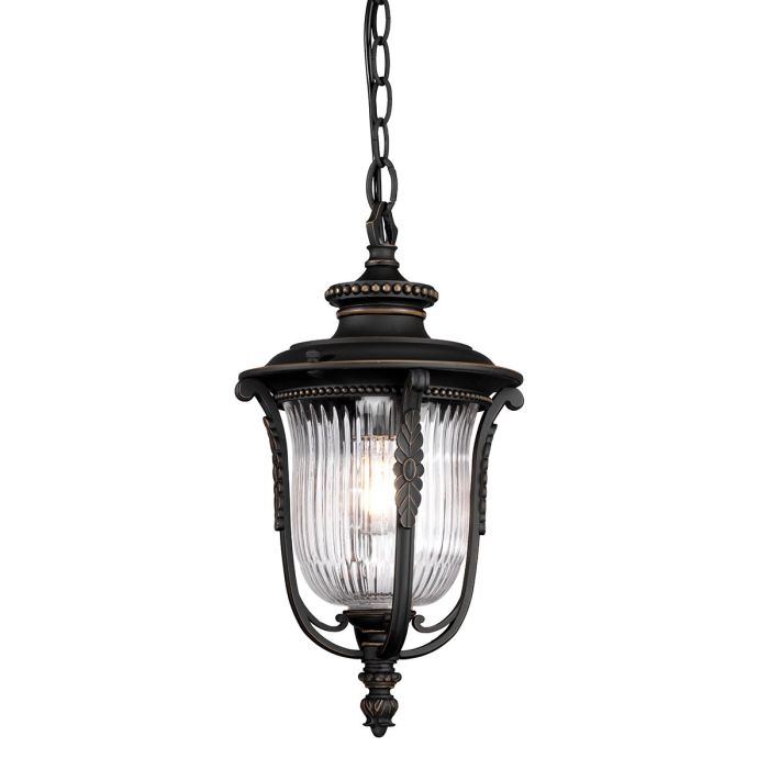 Luverne Medium Chain Lantern Rubbed Bronze - KL-LUVERNE8-M