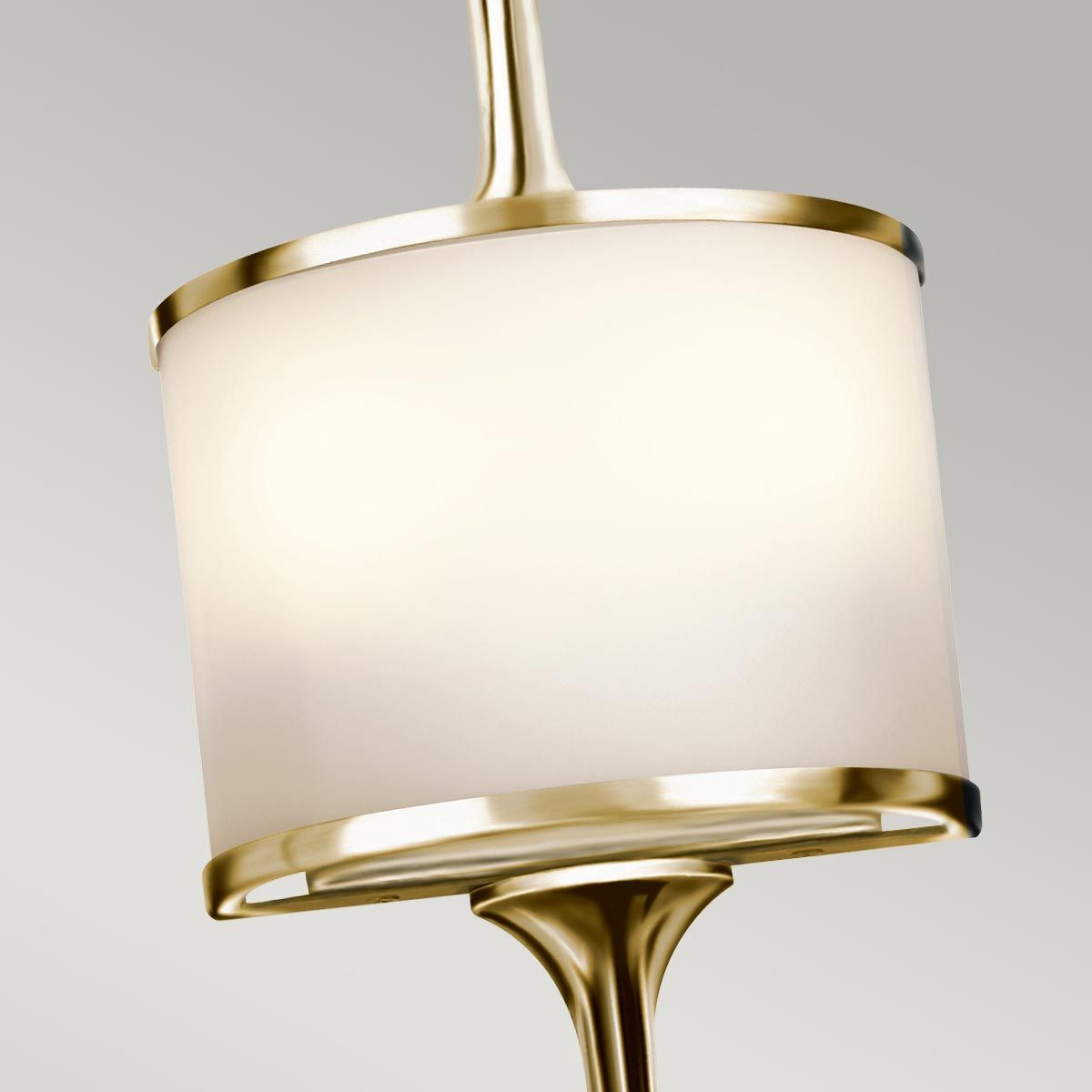 Mona 2 Light Small Wall Light Polished Brass - KL-MONA-S-PB