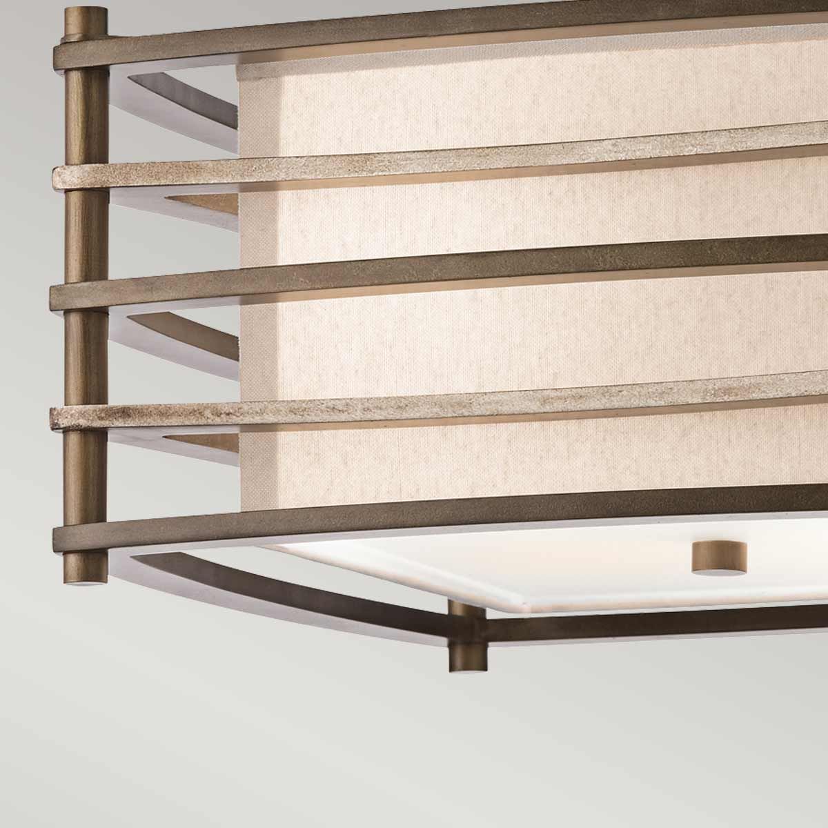 Moxie 2 Light Semi Flush Mount Light Cambridge Bronze - KL-MOXIE-SF