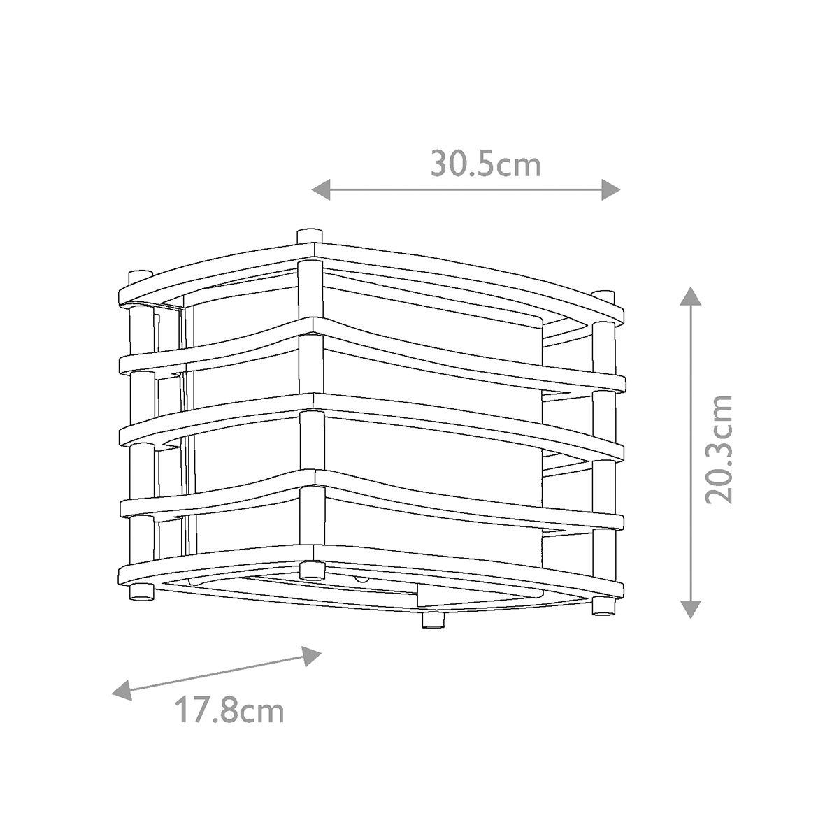 Moxie 2 Light Wall Light Cambridge Bronze - KL-MOXIE2