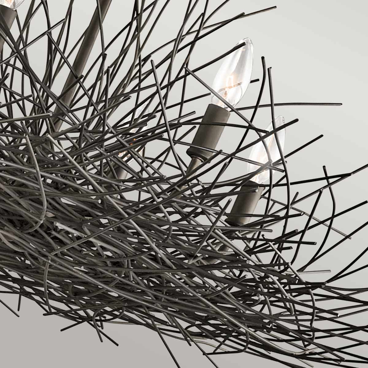 Organique 6 Light Chandelier Olde Bronze - KL-ORGANIQUE6