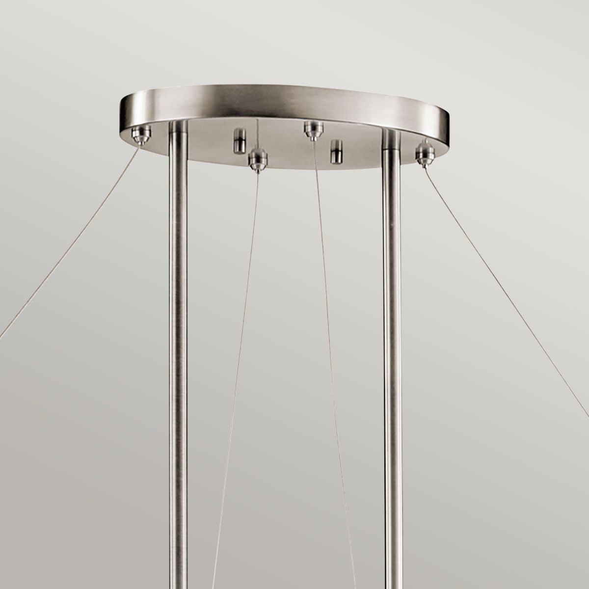 Silver Coral 4 Light Oval Island Pendant Classic Pewter - KL-SILVER-CORAL-ISLE