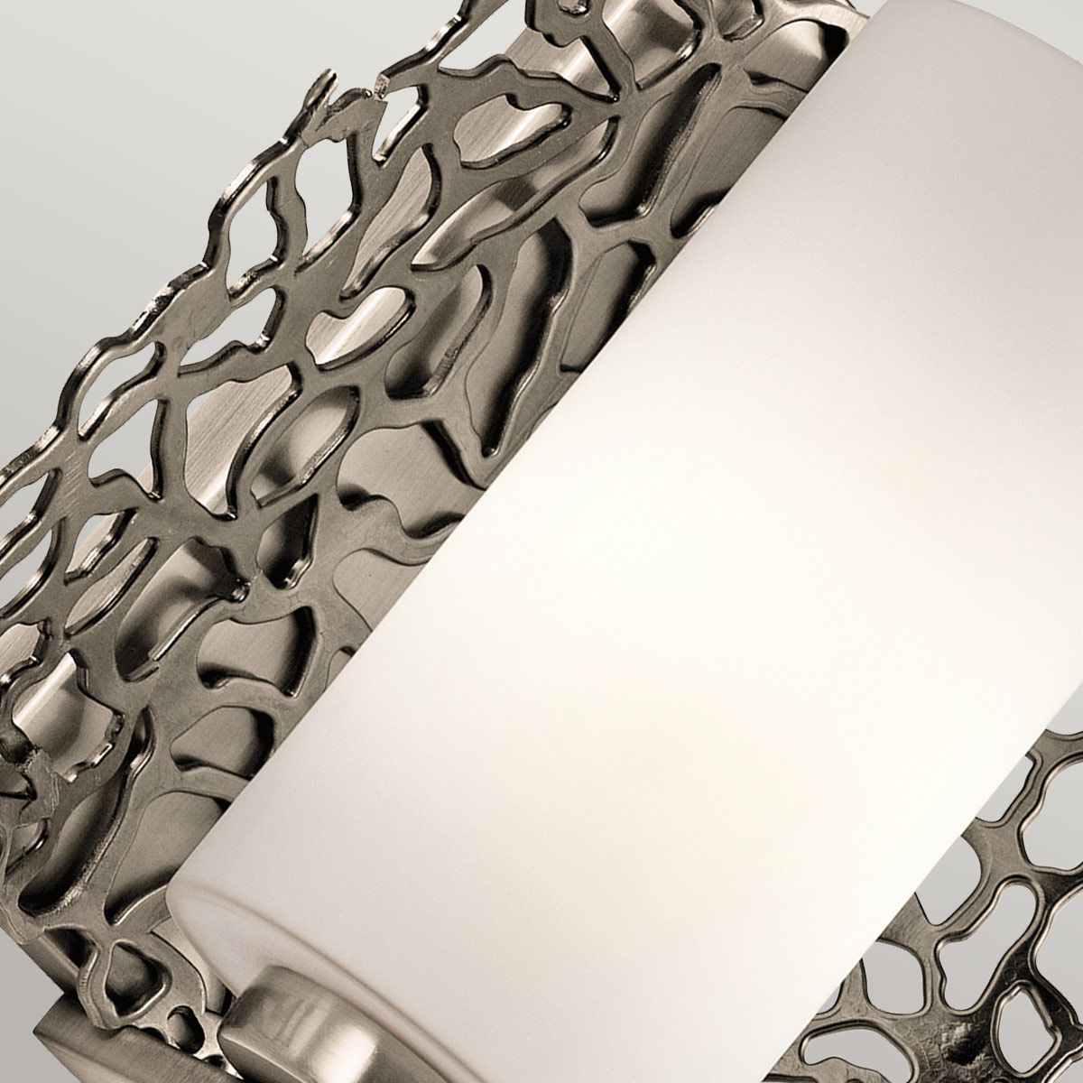 Silver Coral 1 Light Wall Light Classic Pewter - KL-SILVER-CORAL1