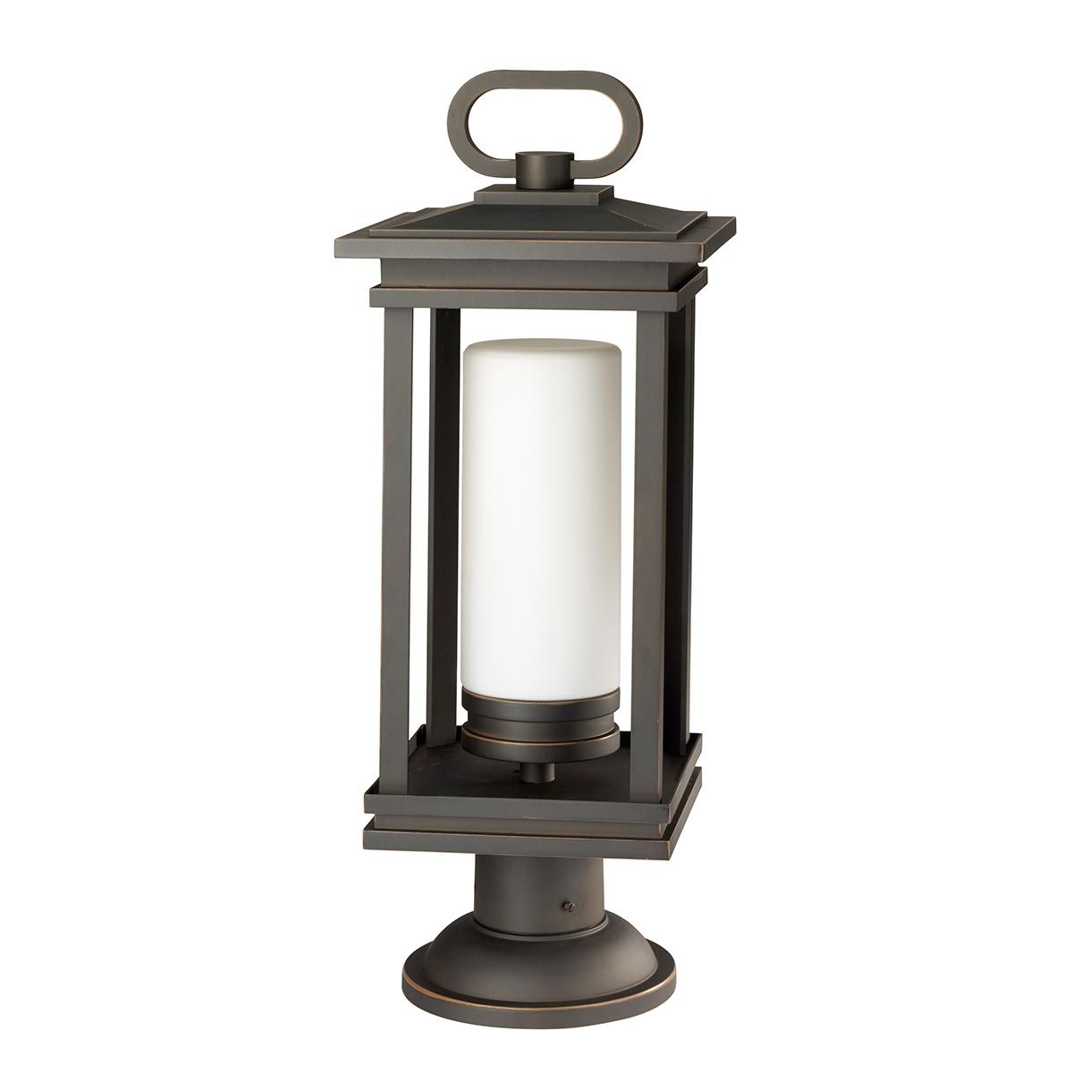 South Hope Large Pedestal Light Rubbed Bronze - KL-SOUTH-HOPE3-L