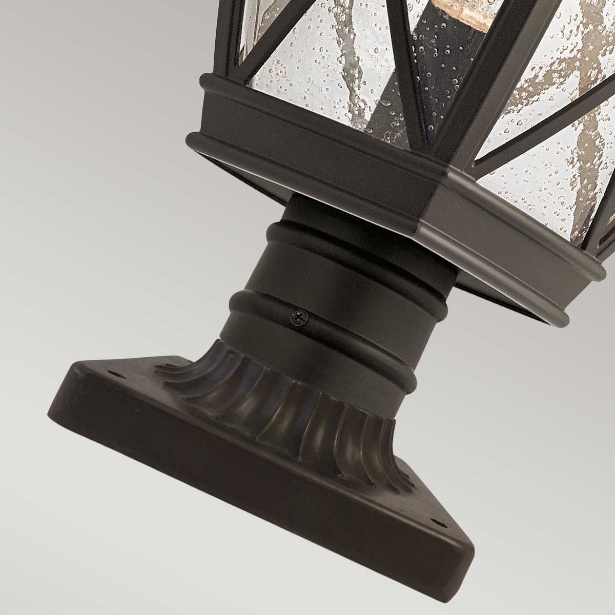 Tangier Medium Pedestal Light Olde Bronze - KL-TANGIER3-M