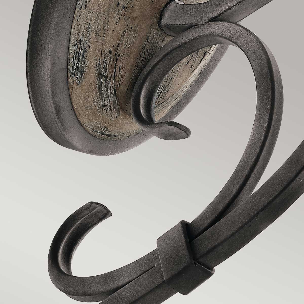 Taulbee 1 Light Wall Light Weathered Zinc - KL-TAULBEE1