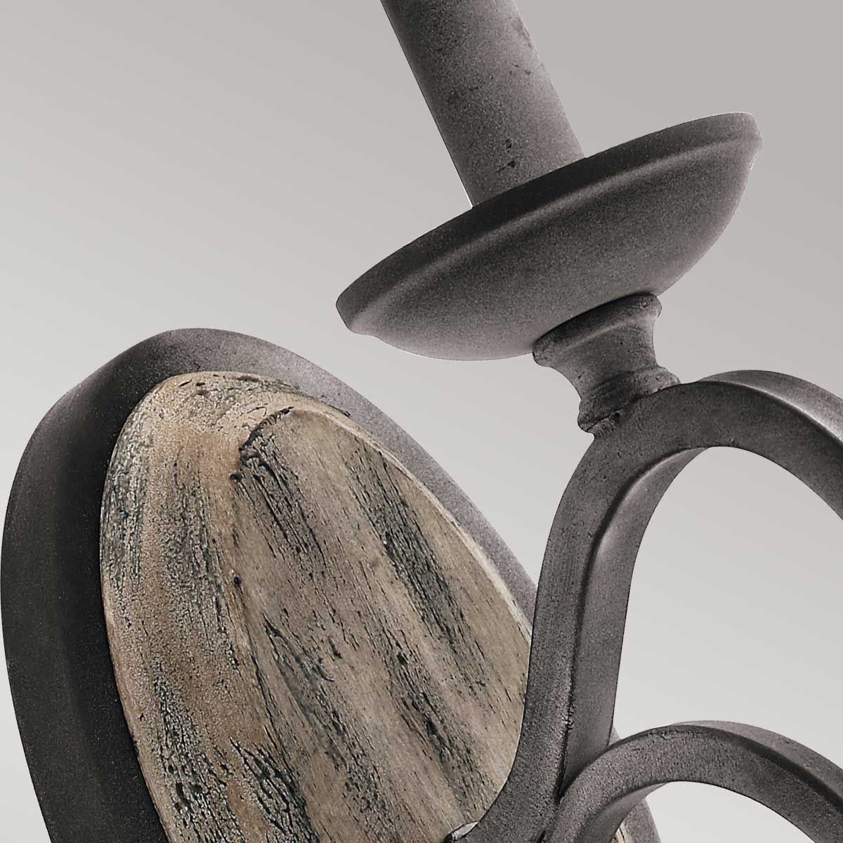 Taulbee 1 Light Wall Light Weathered Zinc - KL-TAULBEE1