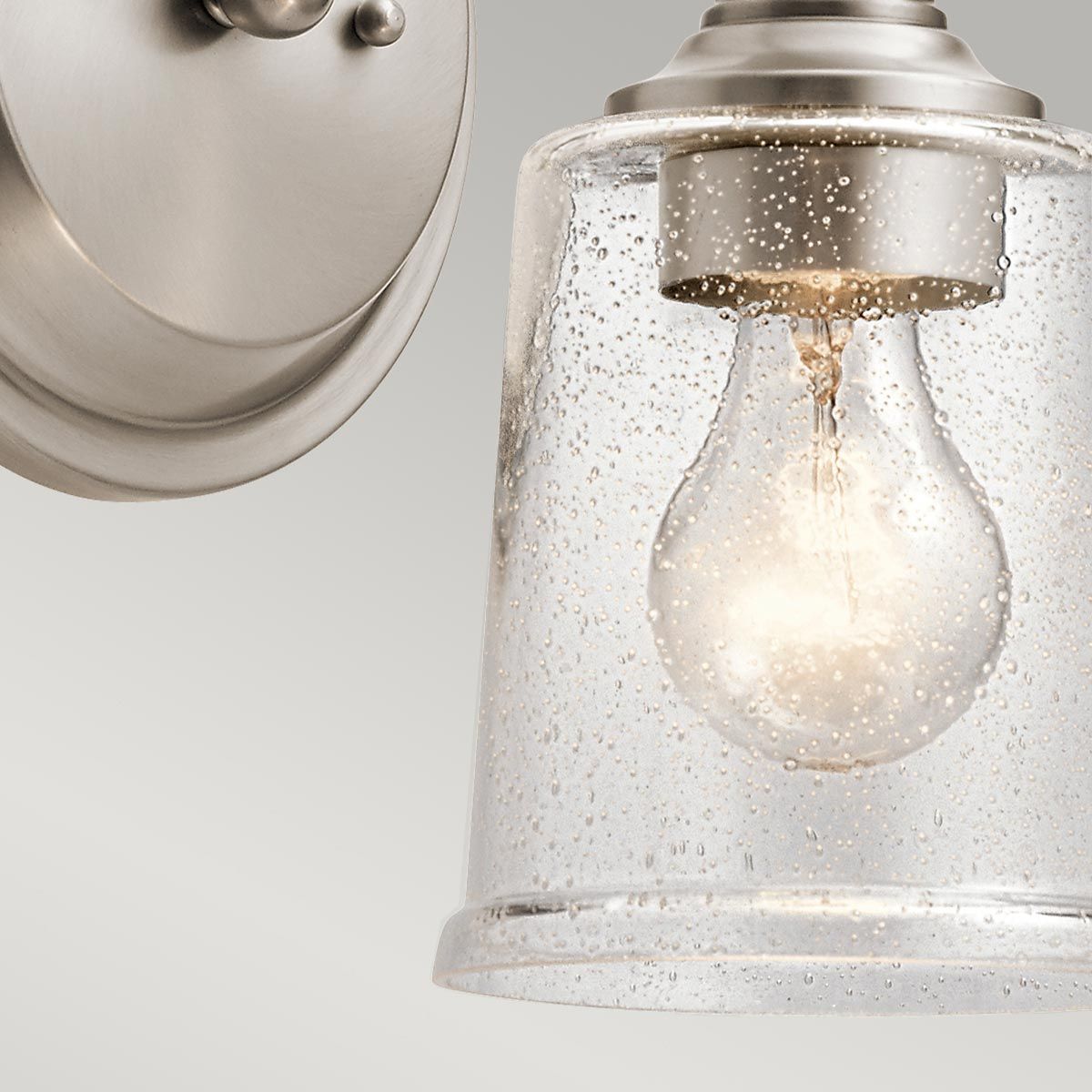 Waverly 1 Light Wall Light Classic Pewter - KL-WAVERLY1-CLP