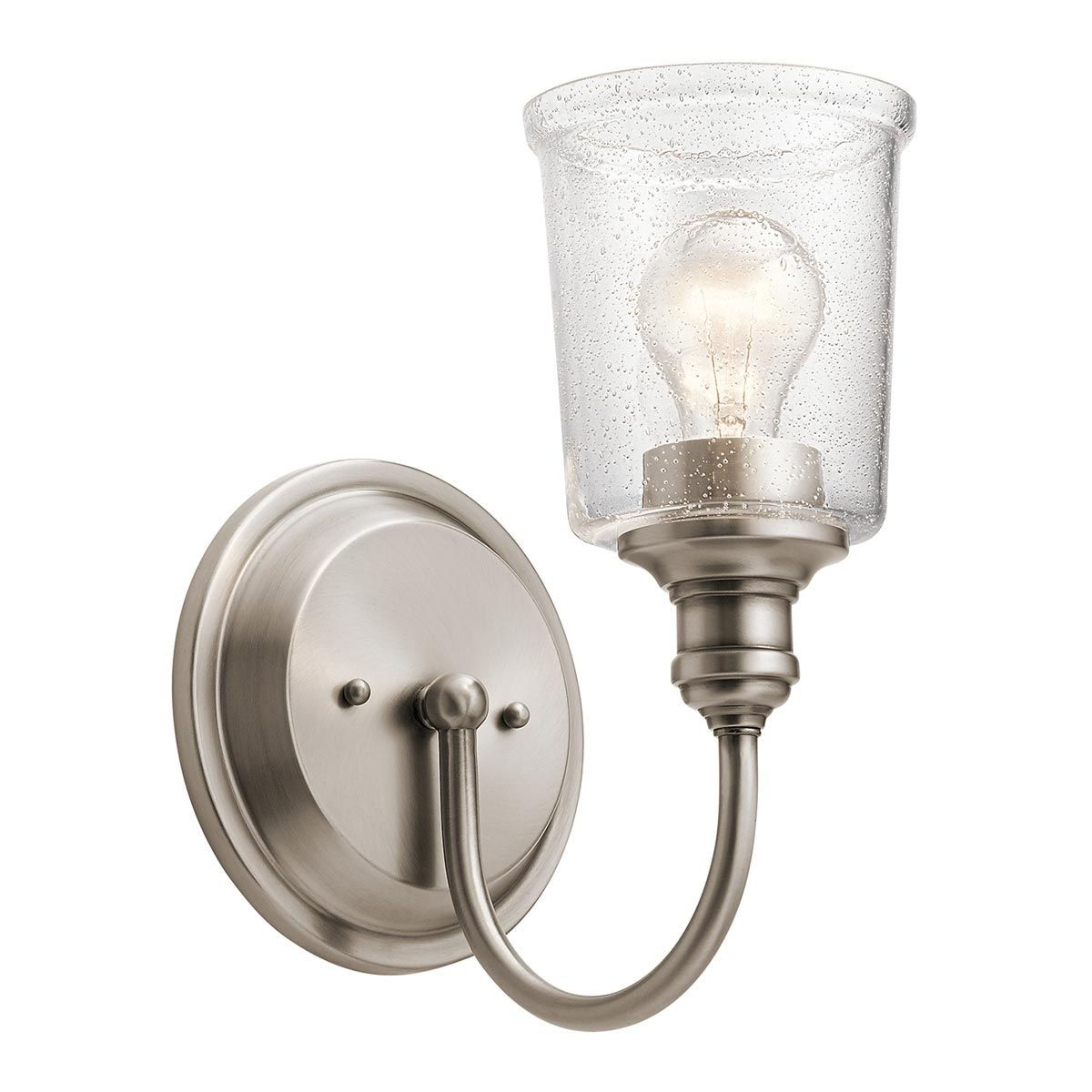 Waverly 1 Light Wall Light Classic Pewter - KL-WAVERLY1-CLP