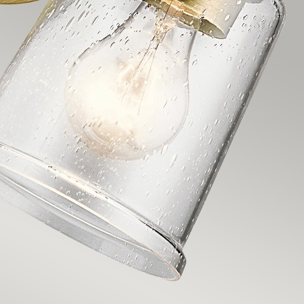 Waverly 1 Light Wall Light Natural Brass - KL-WAVERLY1-NBR