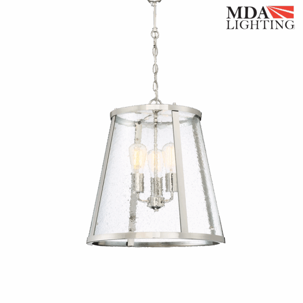 Lauren Large Pendant Light Polished Nickel - MDALAU3LSN