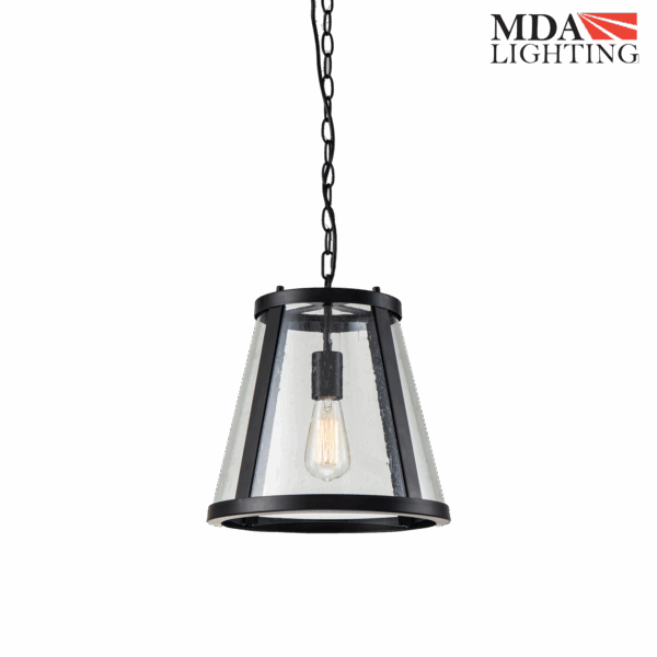 Lauren Medium Pendant Light Black - MDALAU1MBK