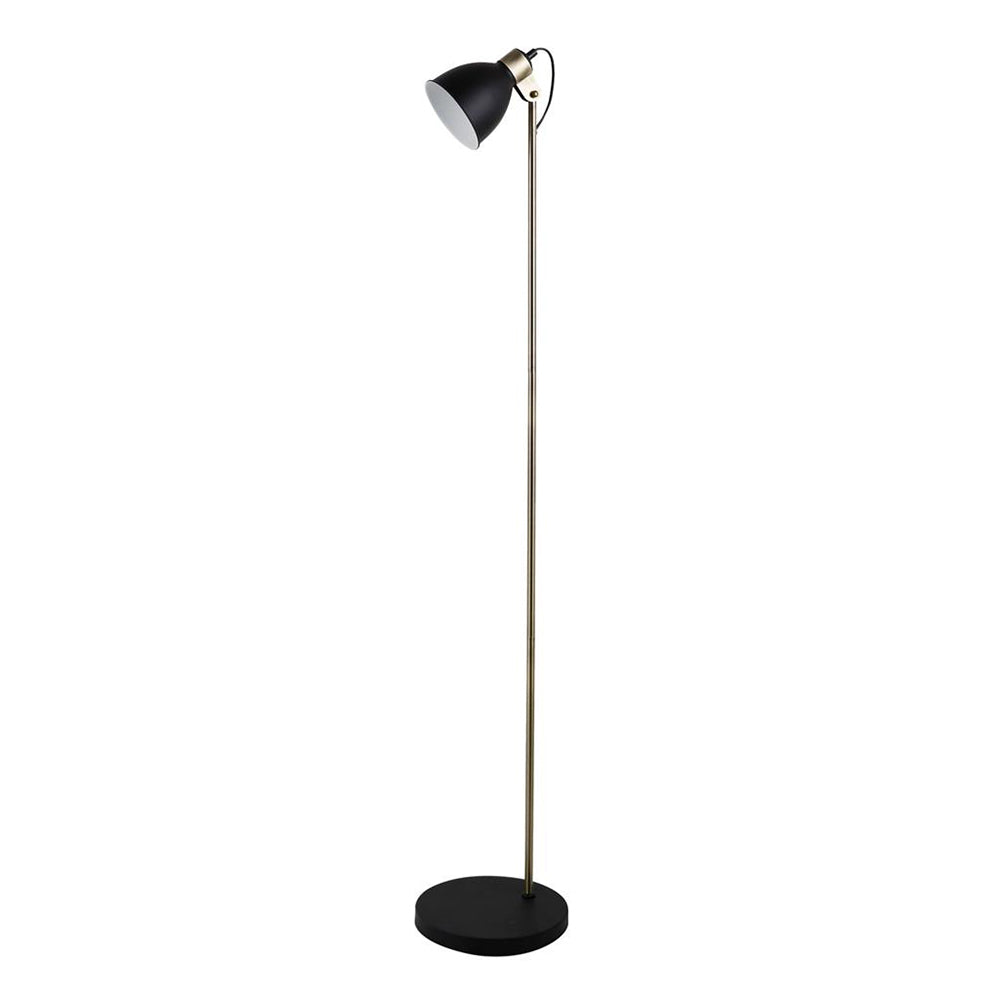 Buy Floor Lamps Australia Leah Floor Lamp Black Metal - 22539