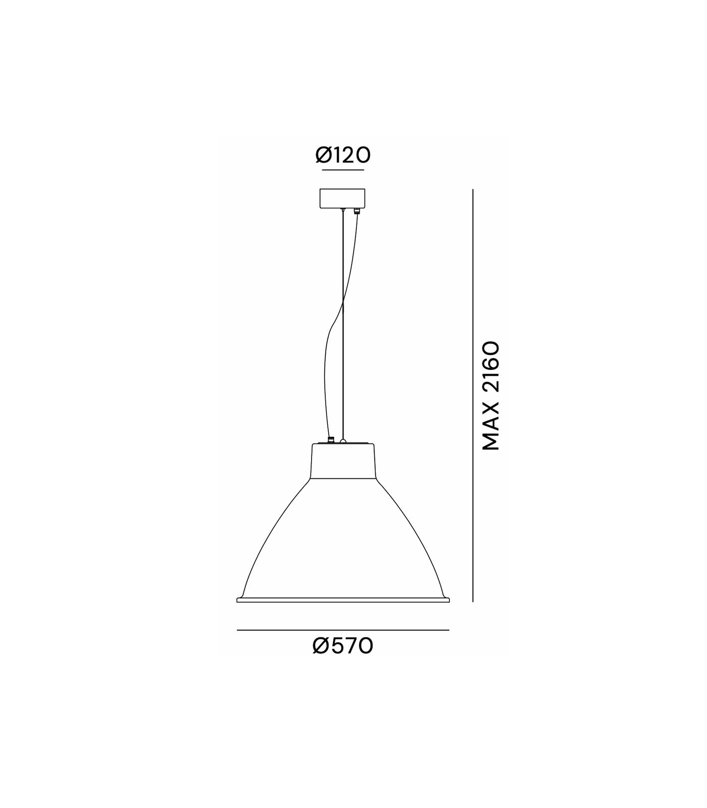Loft Large Pendant Light Pre Aged - IL.269.14.FF