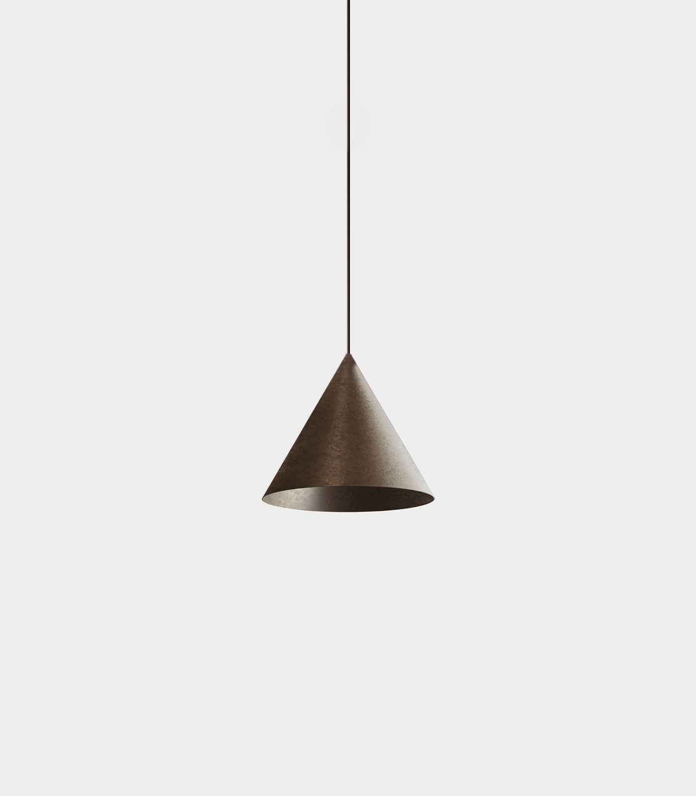 Cone Small Pendant Light Antiqued Iron - IL.286.01.FF