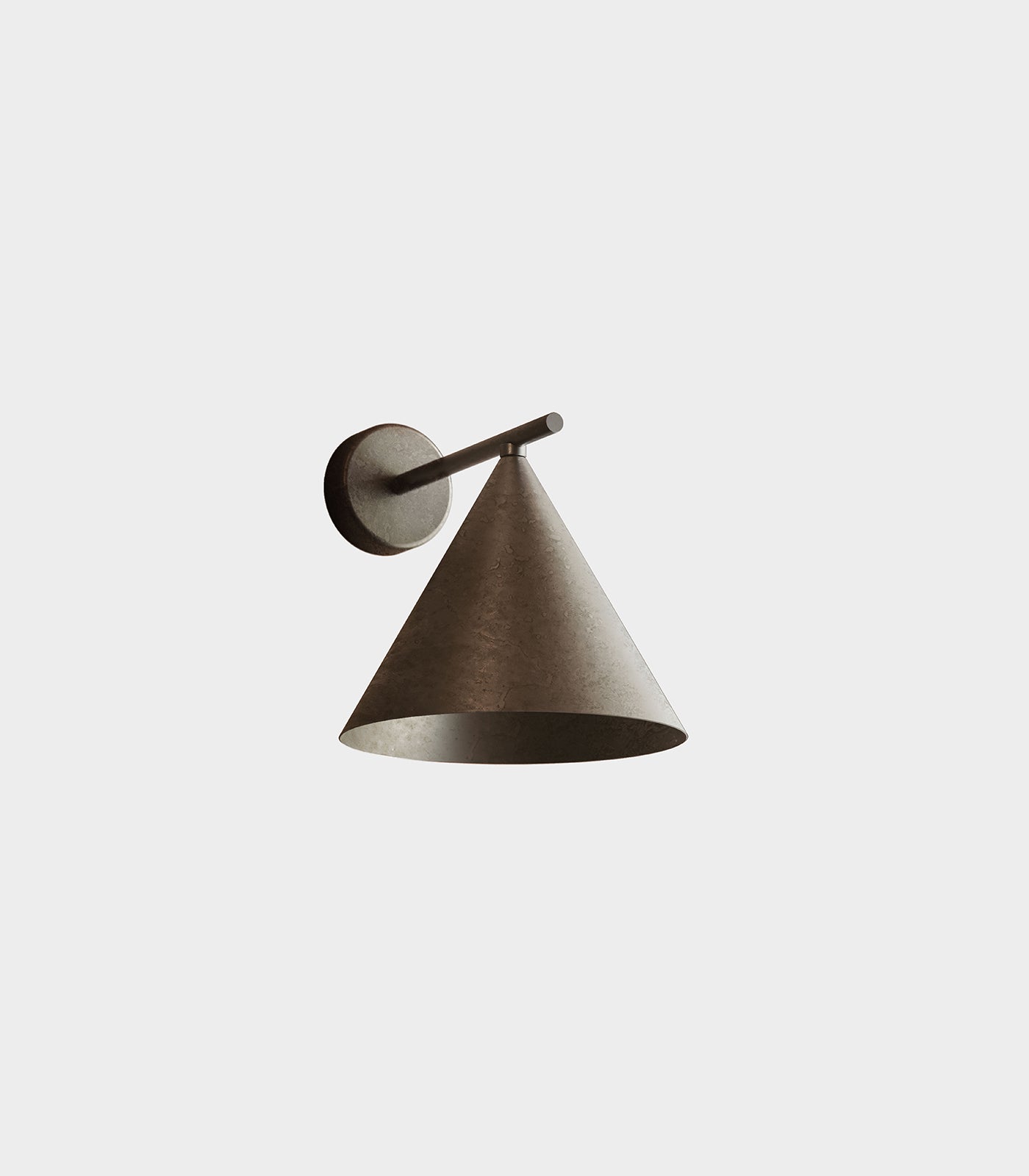 Cone Straight Wall Light Antique Iron - IL.286.08.FF
