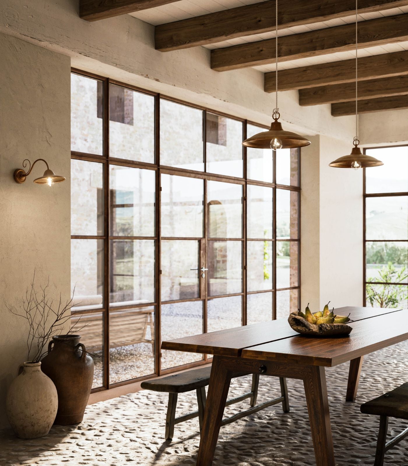 Barchessa Pendant Light Pre Aged - IL.220.11.OR