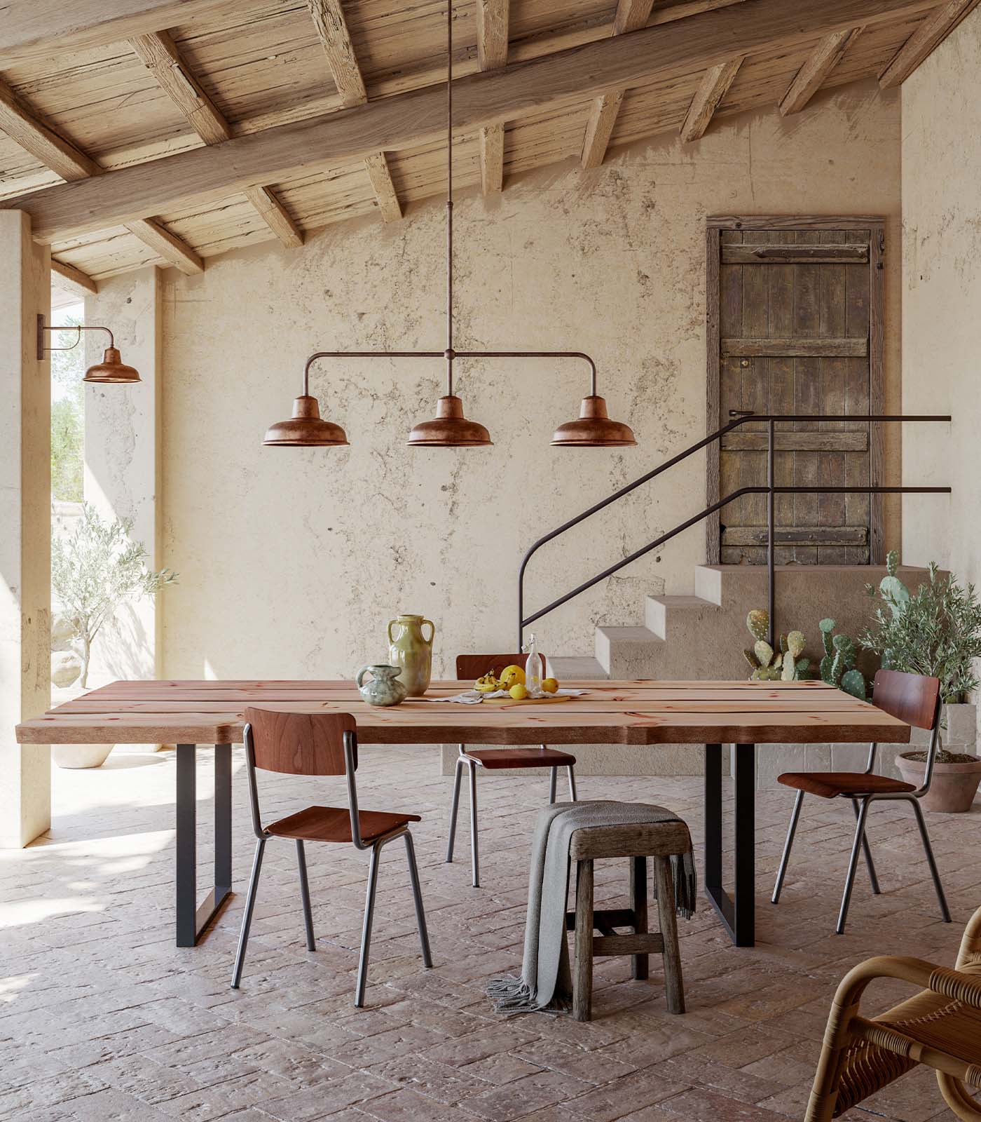 Contrada Island Pendant Light Antique Brass - IL.211.11.OR