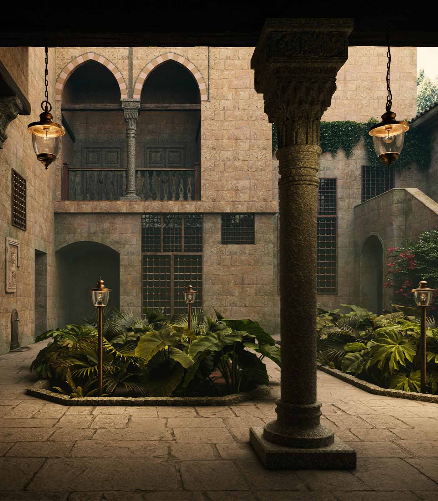 Venezia Pendant Light Antique Brass & Antique Copper - IL.248.07.ORT