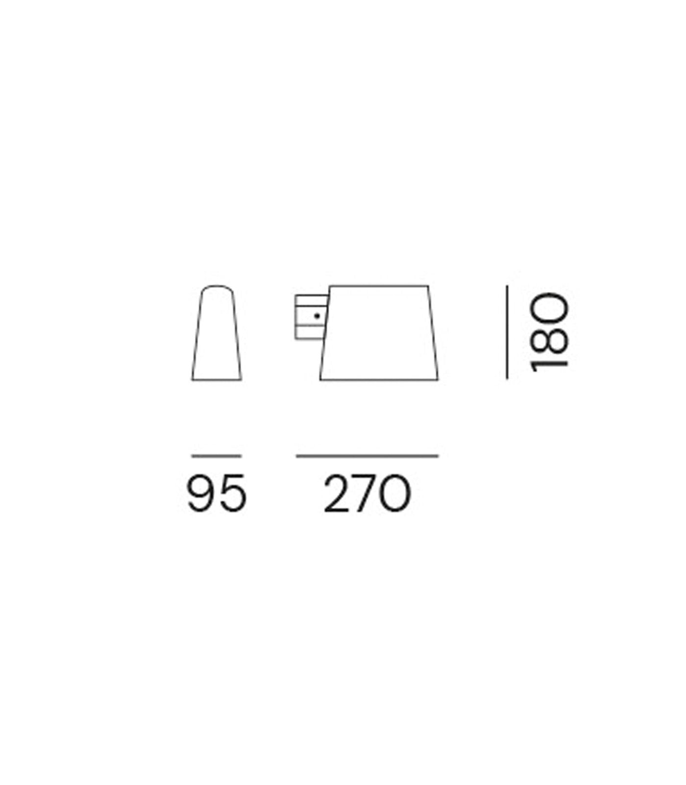 Saint Tropez Wall Light Antique Brown - IL.Z1C1