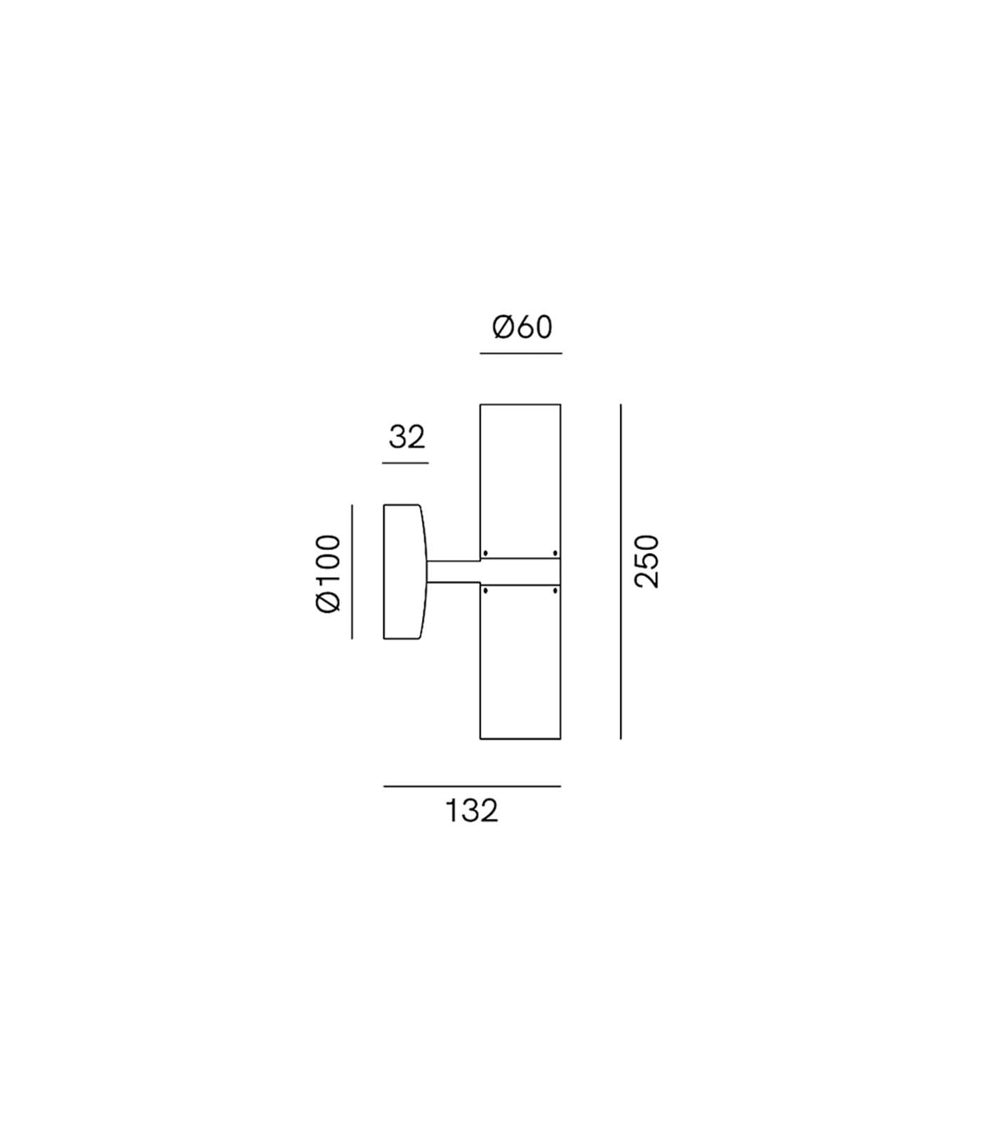 Girasoli Up & Down Wall Light Natural Brass - IL.214.26.ON