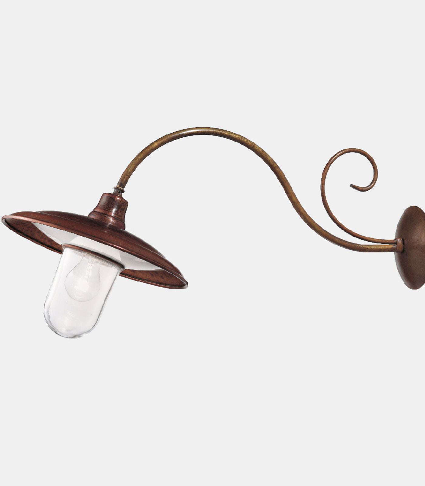 Barchessa Outdoor Wall Light Antique Brass & Antique Copper - IL.220.26.ORT