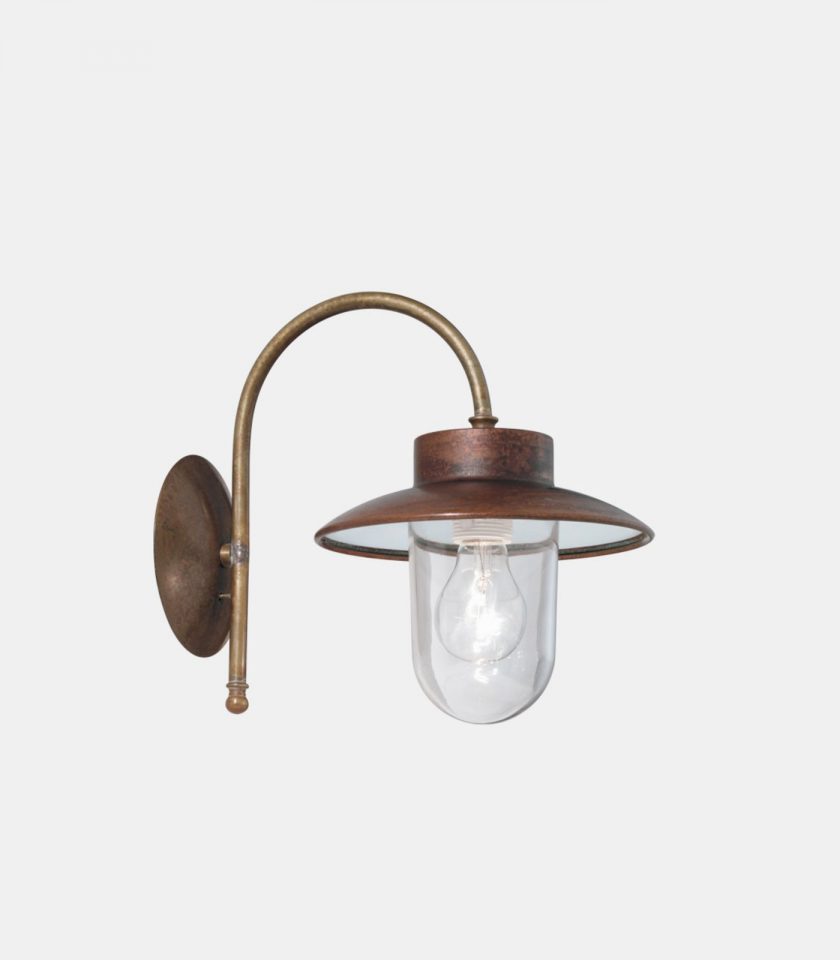 Calmaggiore Outdoor Wall Light Antique Brass & Antique Copper - IL.230.03.ORT