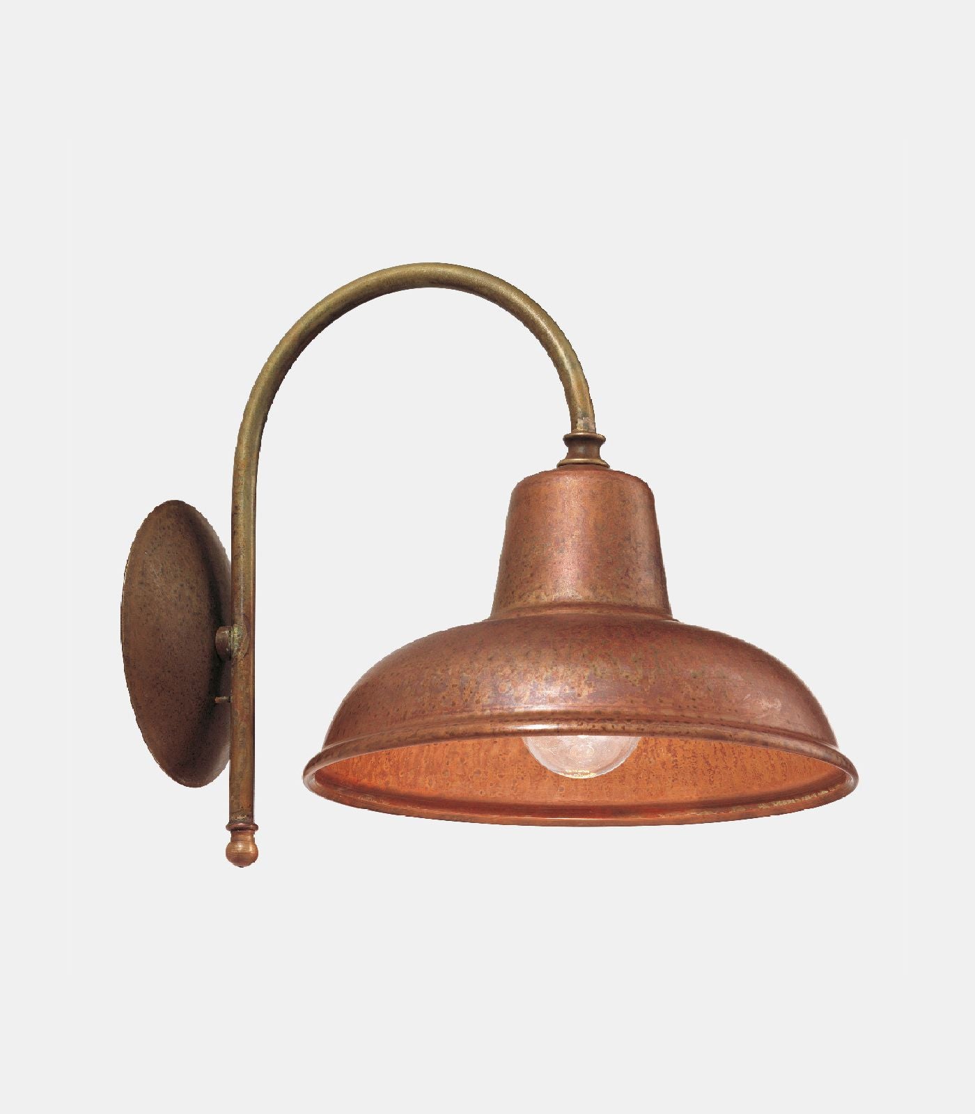 Contrada Curve Wall Light Antique Brass - IL.243.06.OR