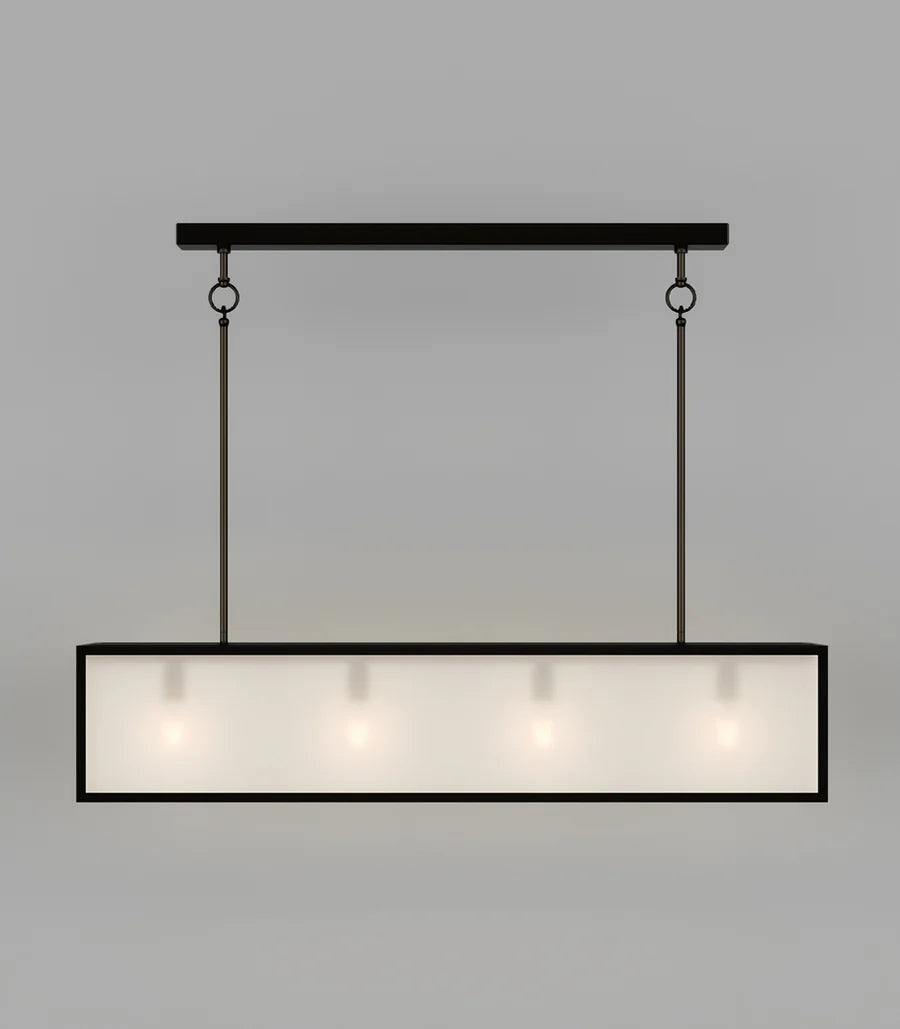 Dover Linear Pendant 4 Light Old Bronze & Frosted - LR.i02.73.008.FR