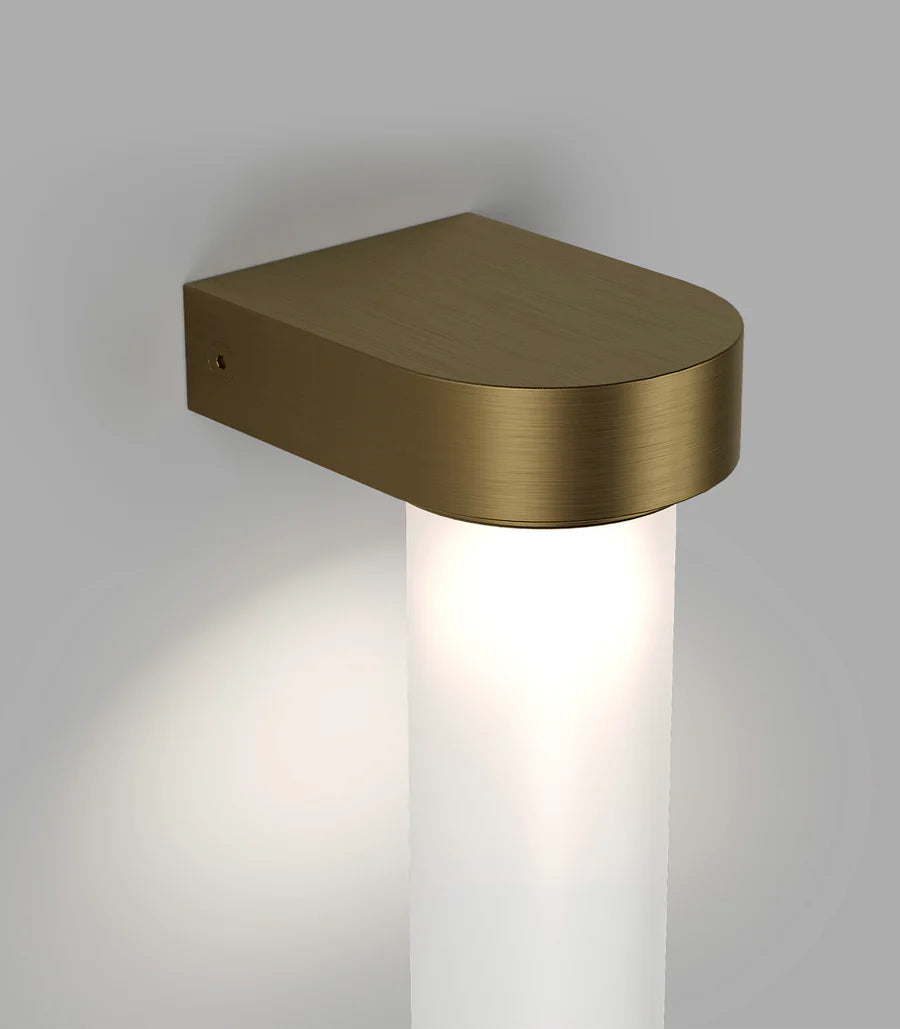 Edge LED Wall Light 4W 2700K Old Brass & Frosted - LR.i01.75.OB + LR.A05.001.FR