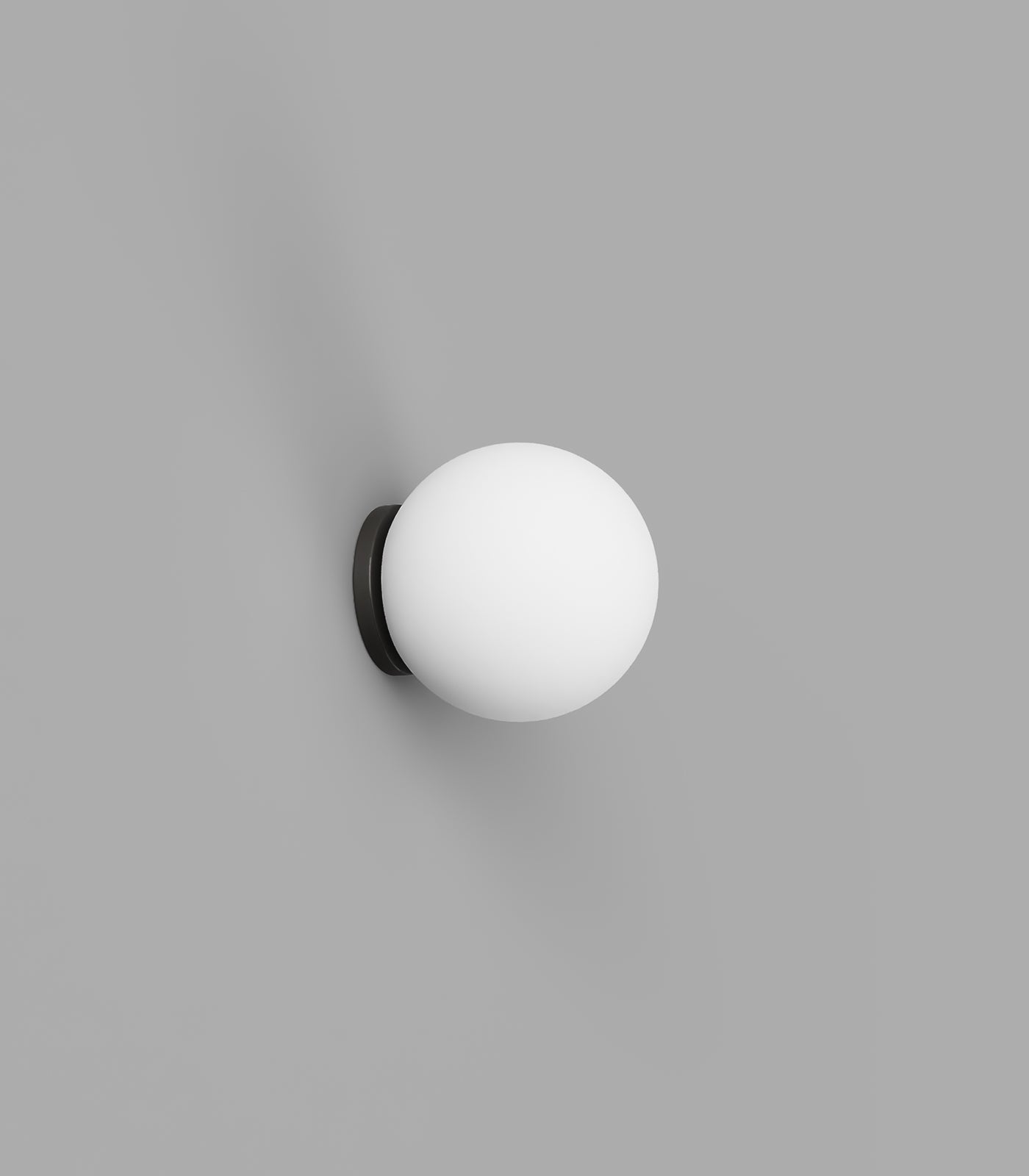 Orb Mirror Small 80mm Wall Light Dark Bronze - LR.i01.54M.DB +LR.A03.S.WH