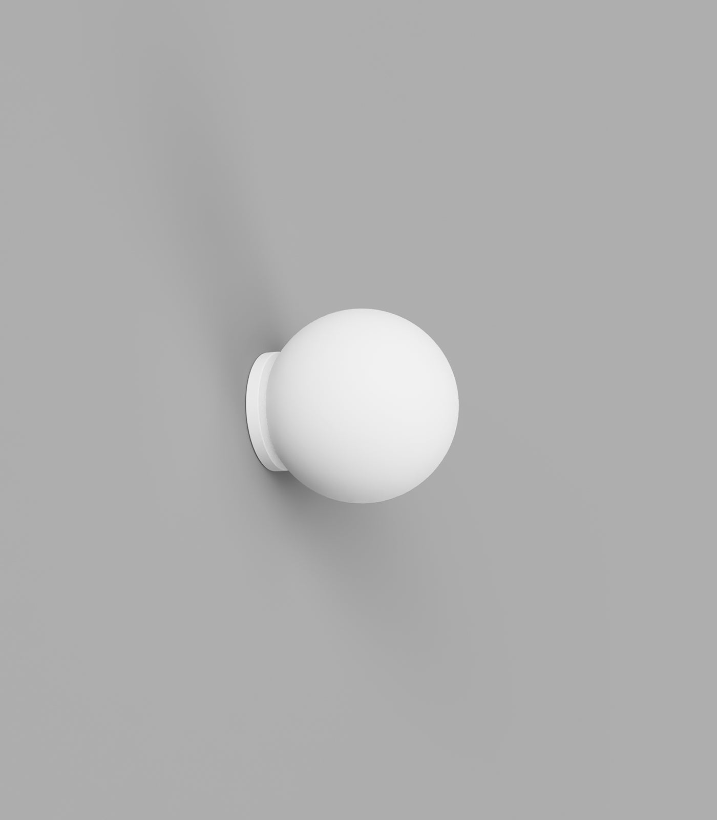 Orb Mirror Small 80mm Wall Light White - LR.i01.54M.WH + LR.A03.S.WH