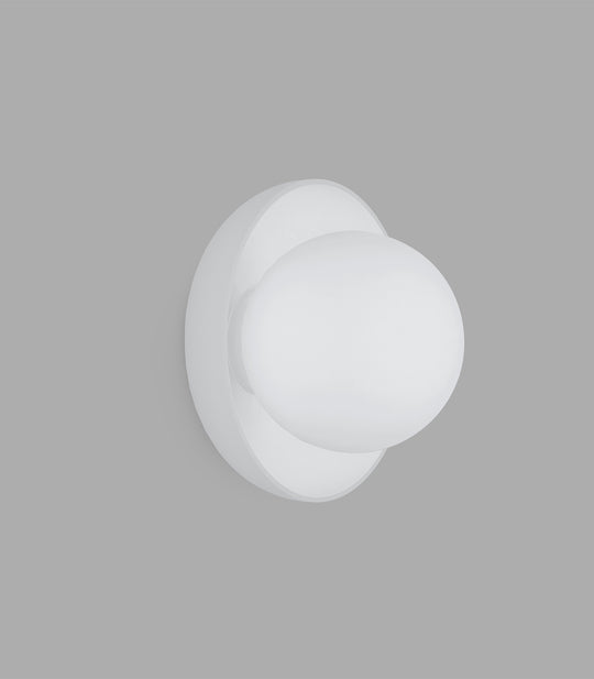 Orb Artisan Medium Bathroom Vanity Light White - LR.i01.54f.M.WH + LR.i01.54M.WH + LR.A03.M.WH